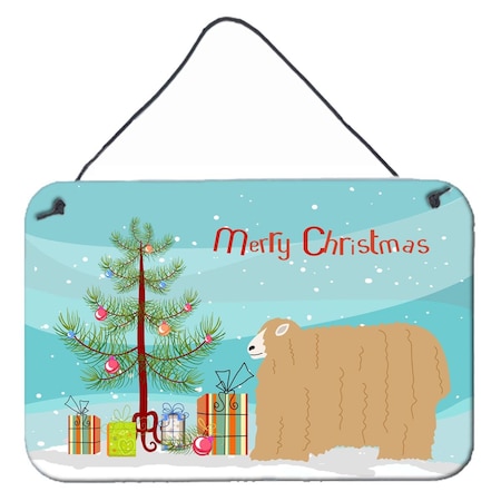 Carolines Treasures Lincoln Longwool Sheep Christmas Wall or Door Hanging Prints BB9338DS812